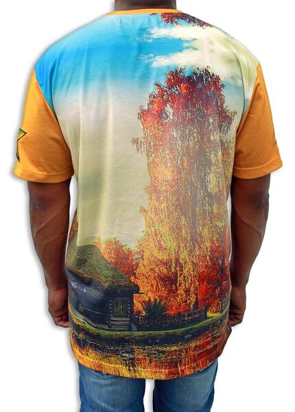 Risq Takers Military Patch Wheat Tee