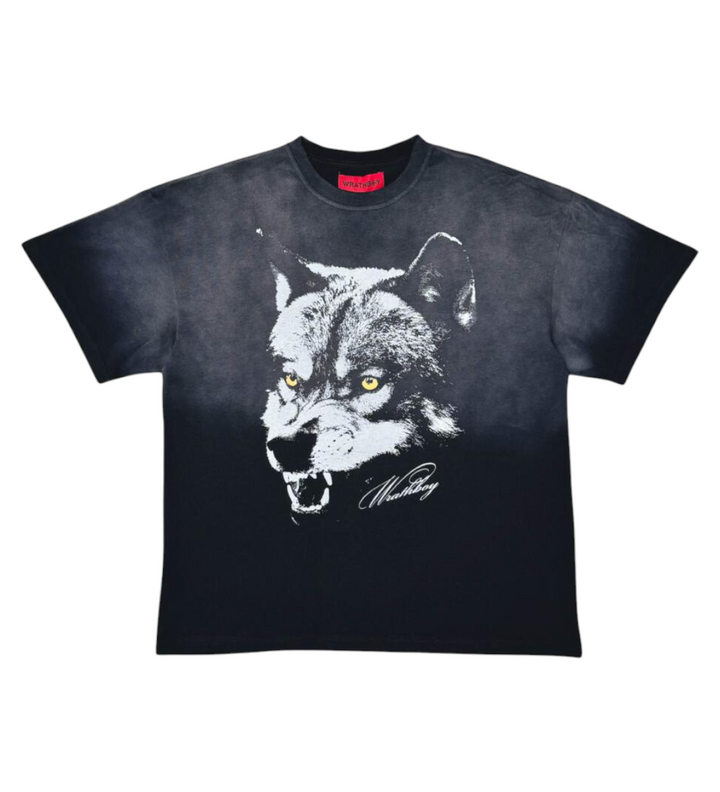 Wrathboy Wolf Tee Black