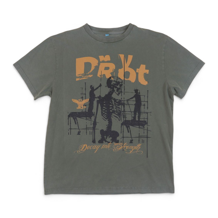 Dry Rot Building Blocks Tee Olive , Smoke Rise Utility Twill Short Olive  Outfit Combo