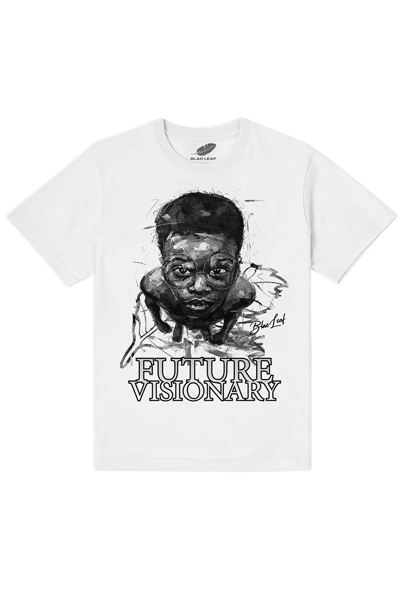 Blac Leaf Future Visionary Tee White With Black
