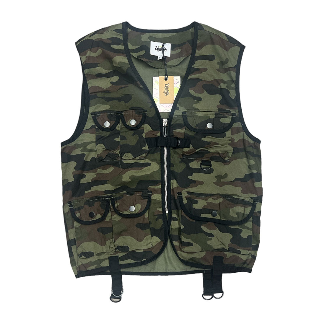 UNDRTD MENS WOVEN MUTIL  PKT VEST