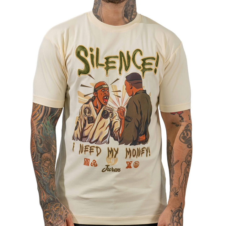 JUREN SILENCE T-SHIRT B&T NATURAL