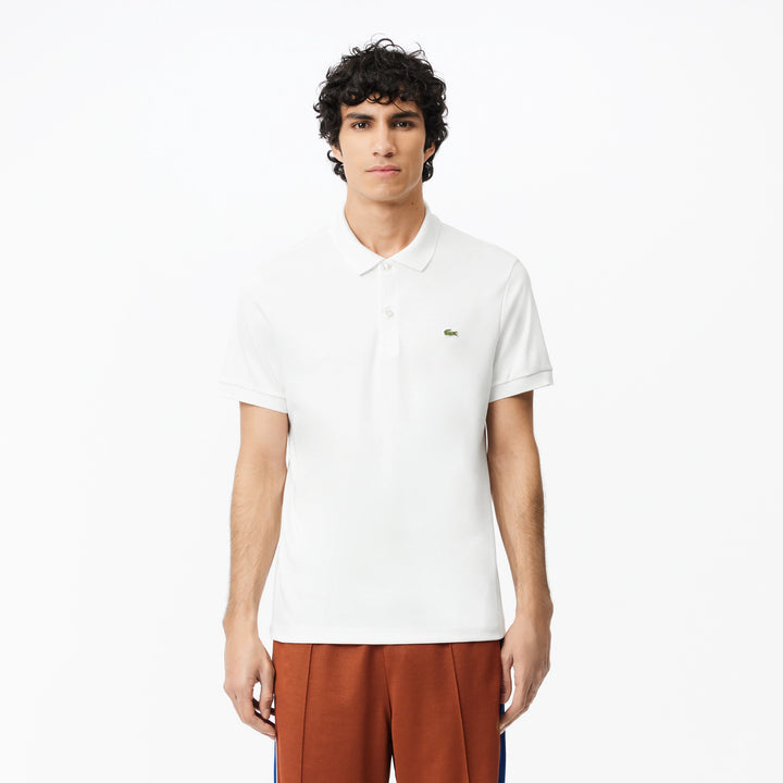 Lacoste Regular Fit Ultra Soft Cotton Jersey Polo White