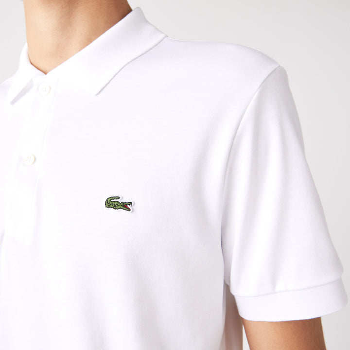 Lacoste Regular Fit Ultra Soft Cotton Jersey Polo White