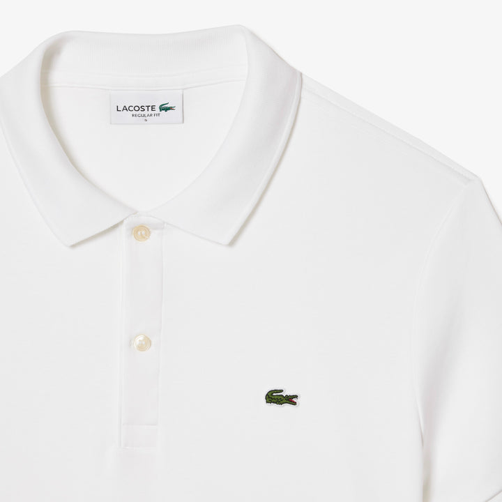 Lacoste Regular Fit Ultra Soft Cotton Jersey Polo White