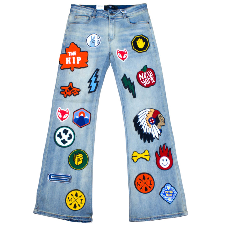 Focus Patchwork Baggy Jean 2517