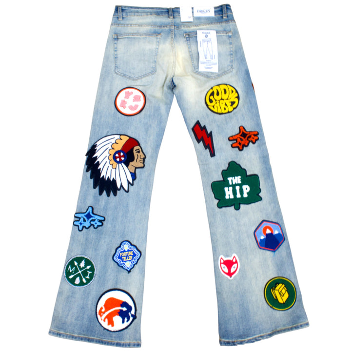 Focus Patchwork Baggy Jean 2517