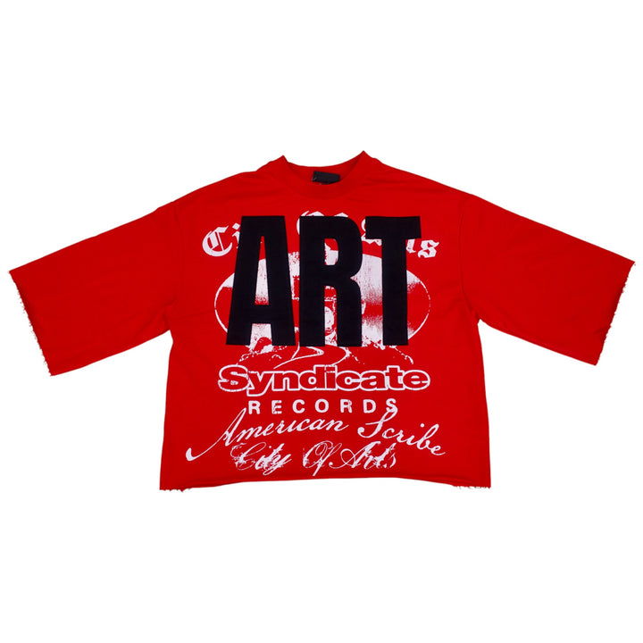 The Syndicate ART Crop Shirt Red