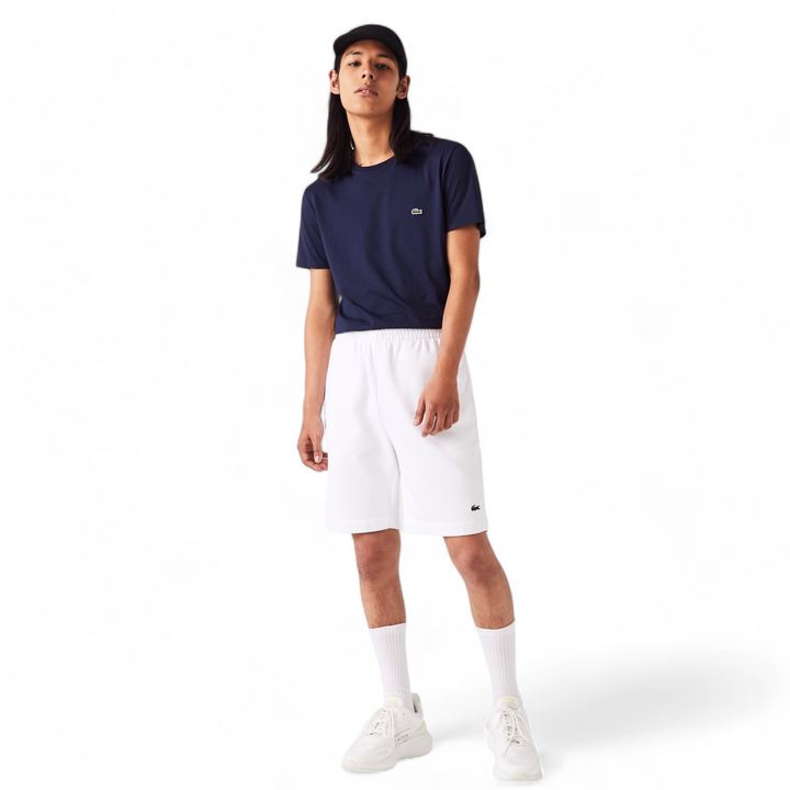Lacoste Regular Fit Fleece Shorts White