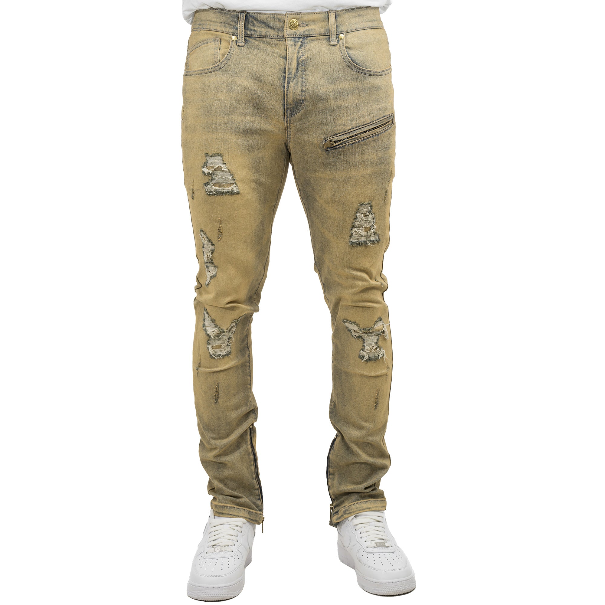 Juren Sand Wash Denim Jeans – Purple Carpet Miami