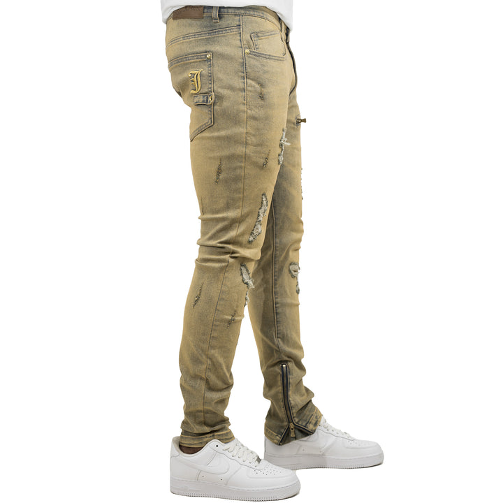 Juren Sand Wash Denim Jeans