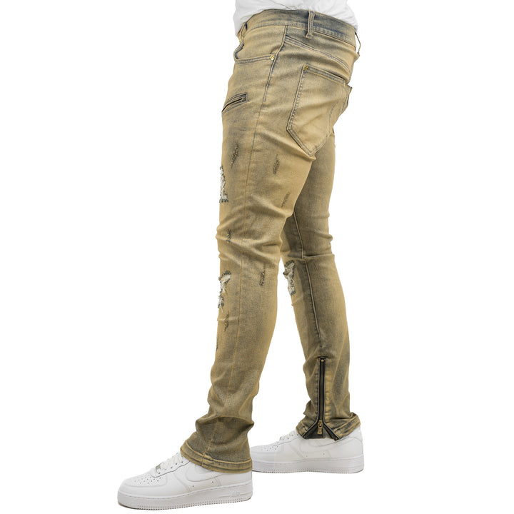 Juren Sand Wash Denim Jeans