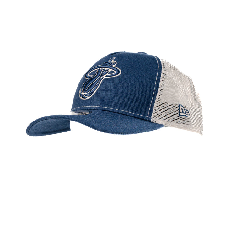 New Era 940 Miami Heat Trucker Hat Stone