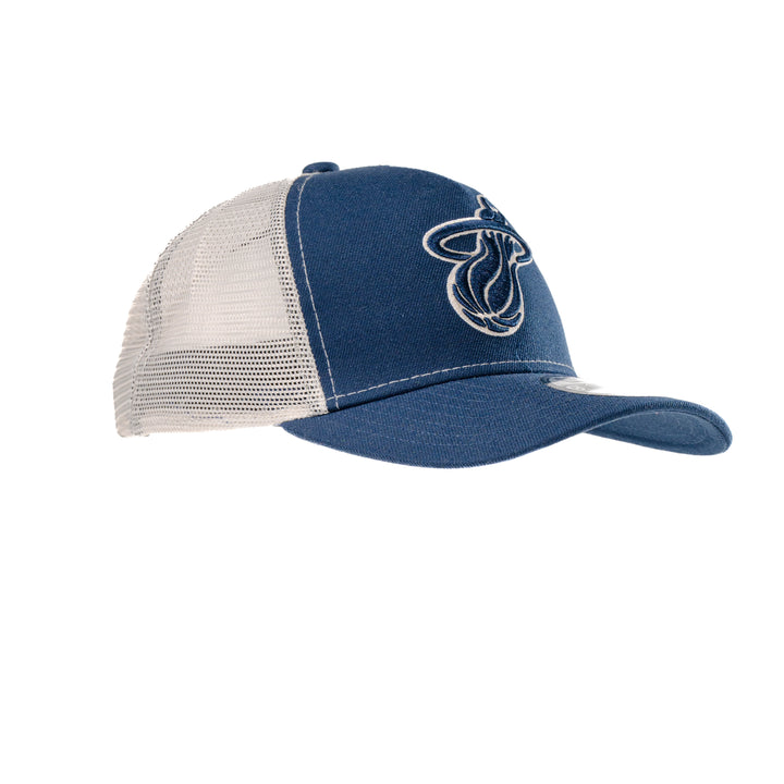 New Era 940 Miami Heat Trucker Hat Stone