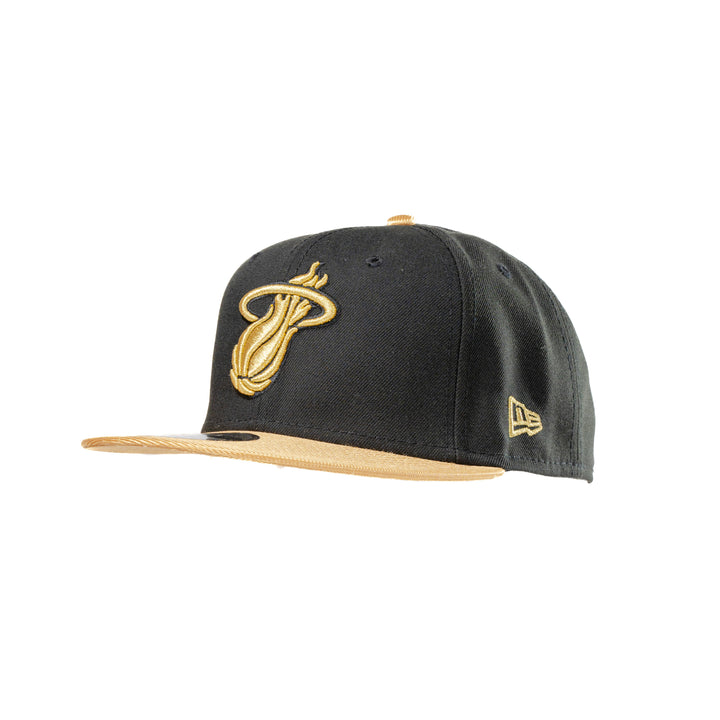 New Era 950 Miami Heat Snapback Black/Gold
