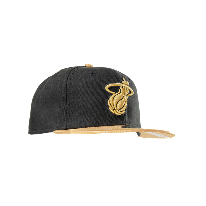 New Era 950 Miami Heat Snapback Black/Gold