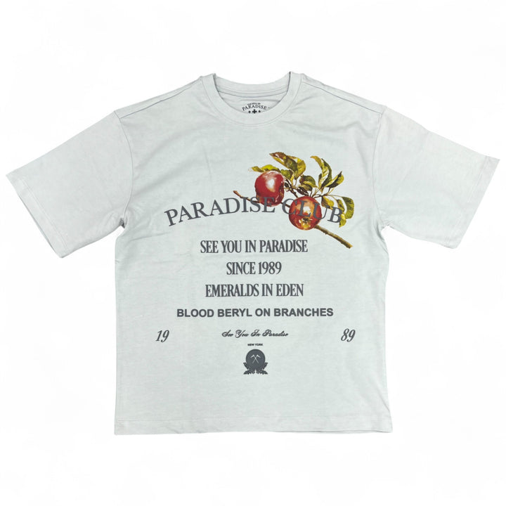 See You In Paradise Crop Tee  Grey