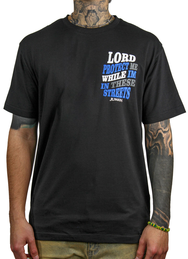 Juren Lord Protect Me Tee B&T Black