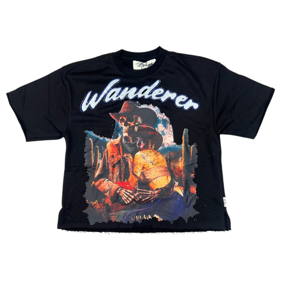BKYS T1335 Wanderer Cropped Tee Black