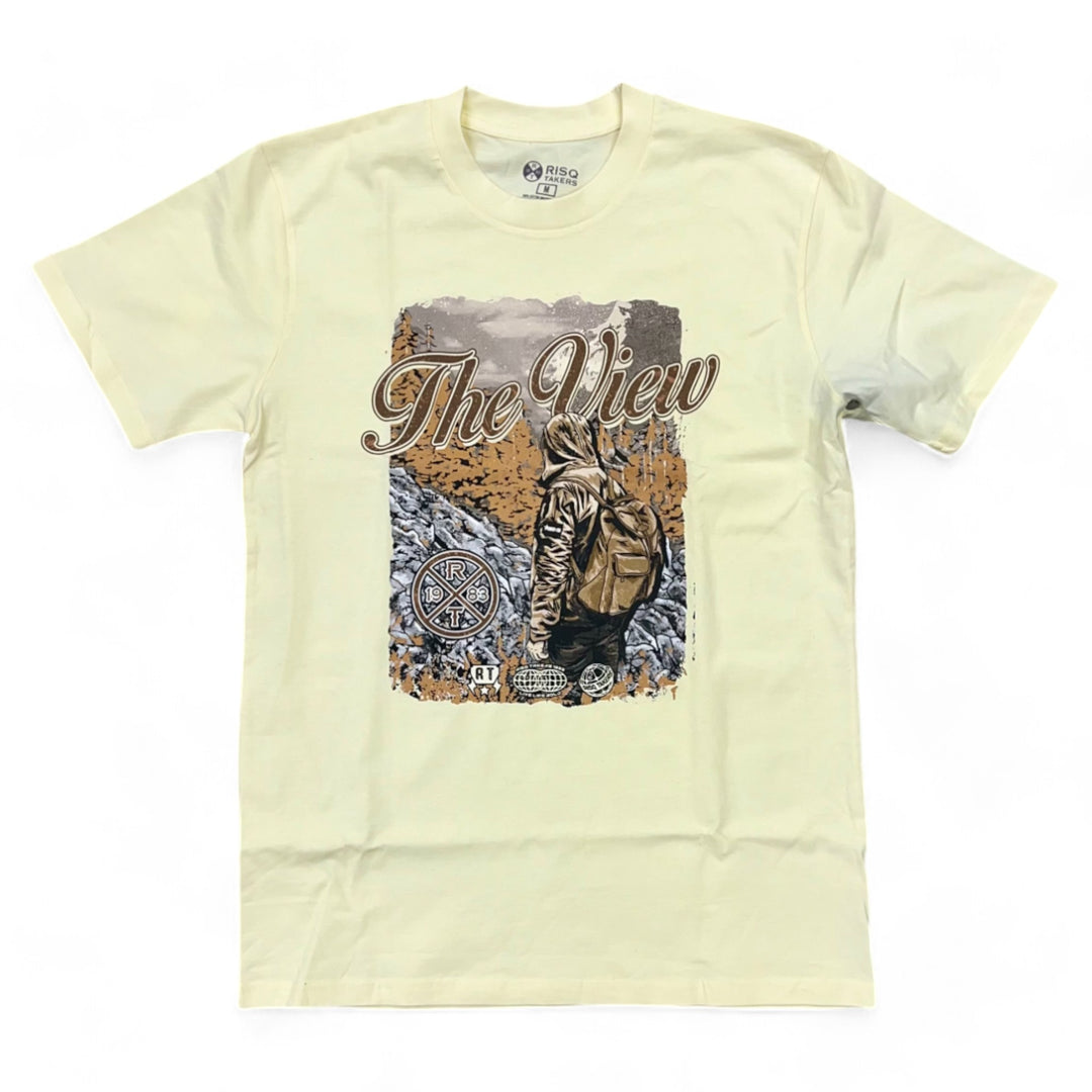 Risq Takers The View Tee Natural/ Brown/ Khaki