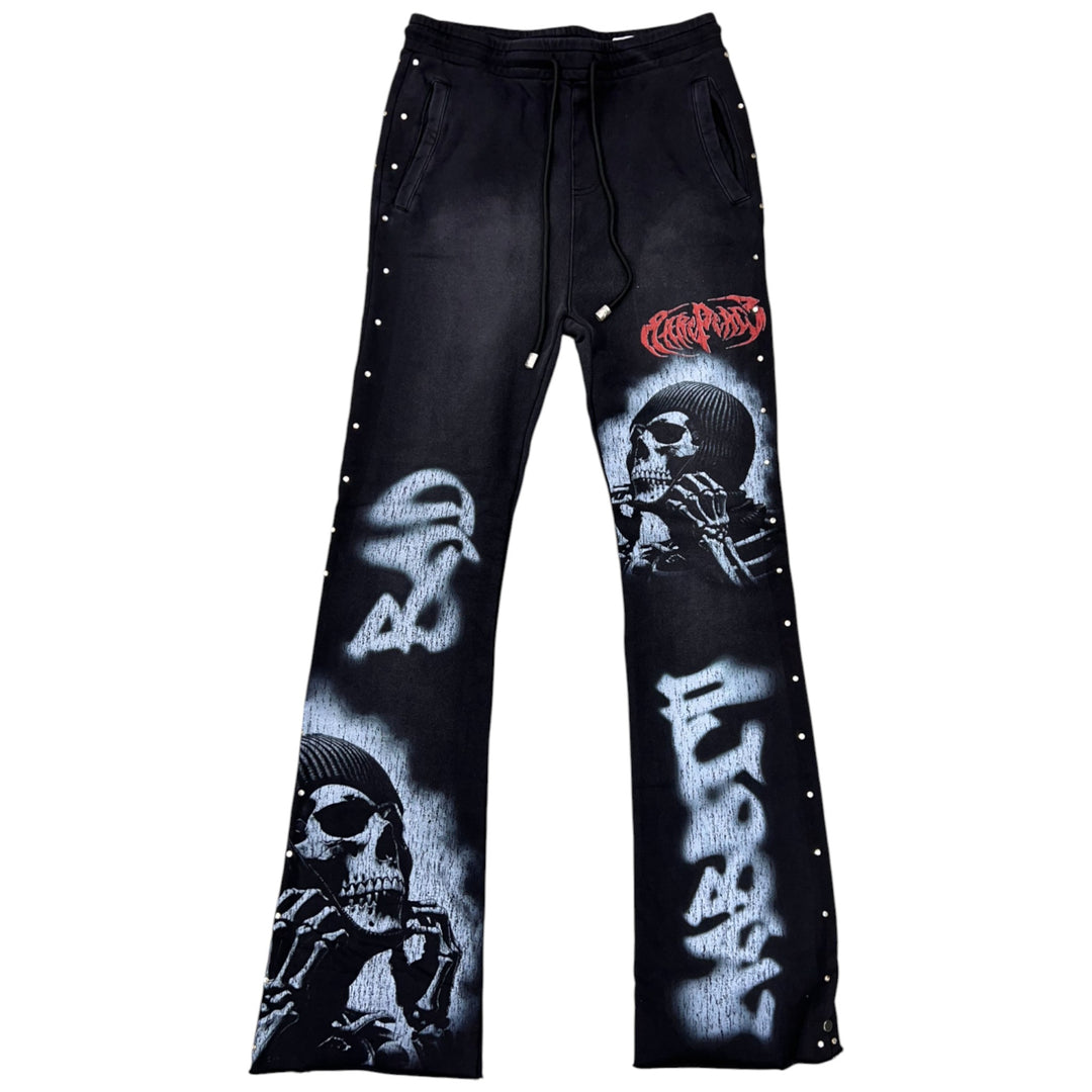Rare Peace Bad Terry Jogger Black