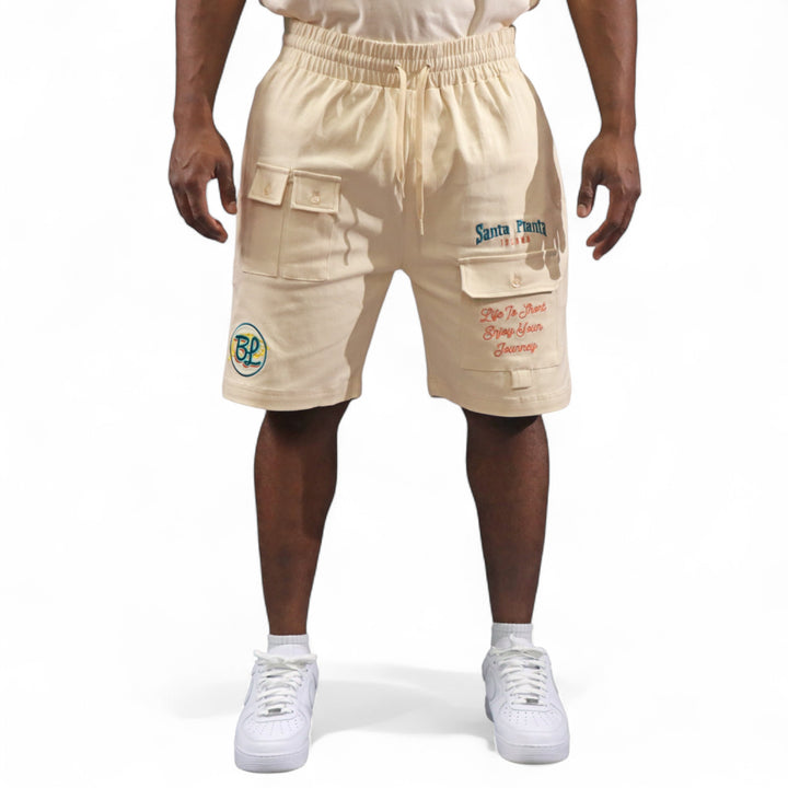 Blac Leaf Celebrate The Journey Utility Shorts Natural