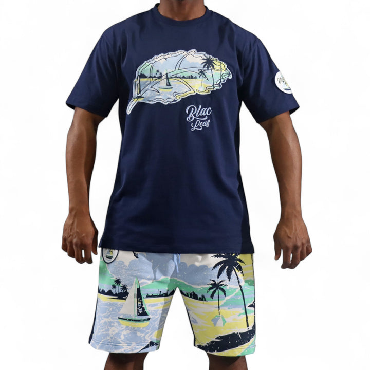 Blac Leaf Beyond The Horizon Shirt Navy