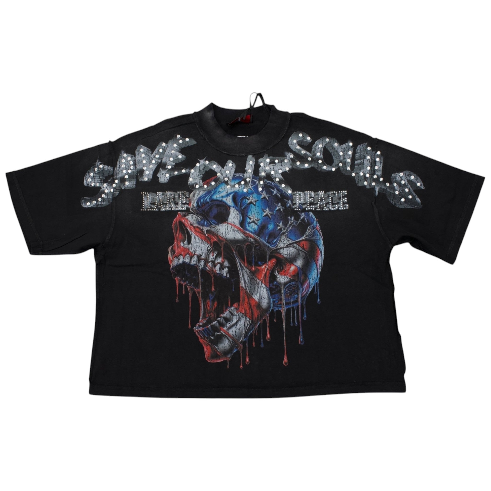 Rare Peace RT5050 End Of Era Crop Shirt Black – Purple Carpet Miami