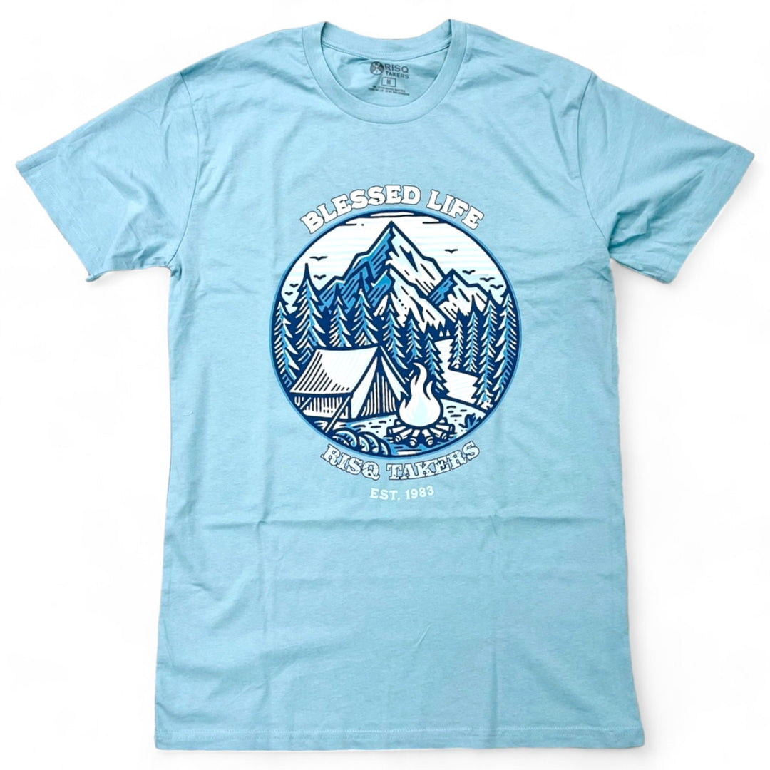Risq Takers Blessed Life Tee Baby Blue