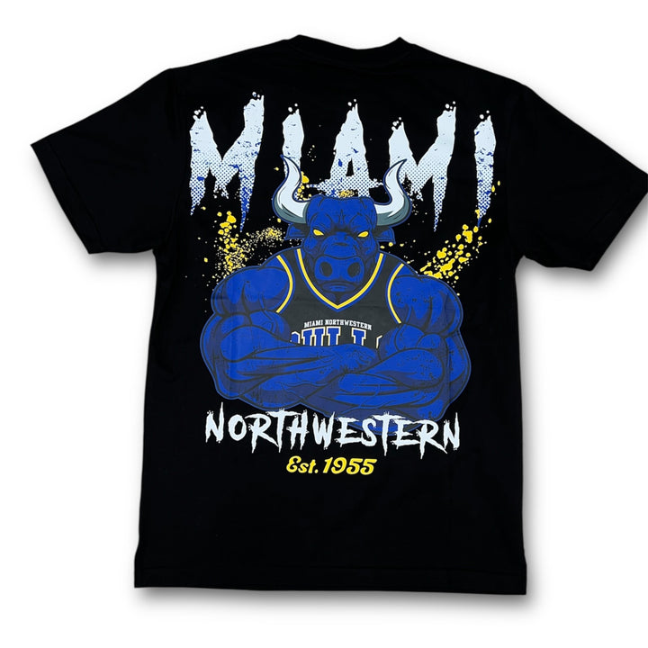 District Of Dade NW Bulls Tee Black