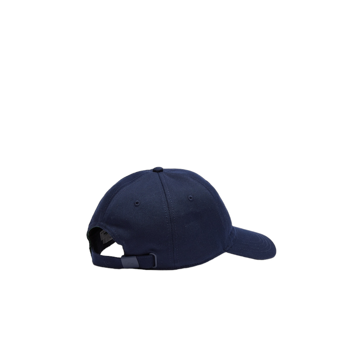 Lacoste Unisex Adjustable Organic Cotton Twill Cap Navy
