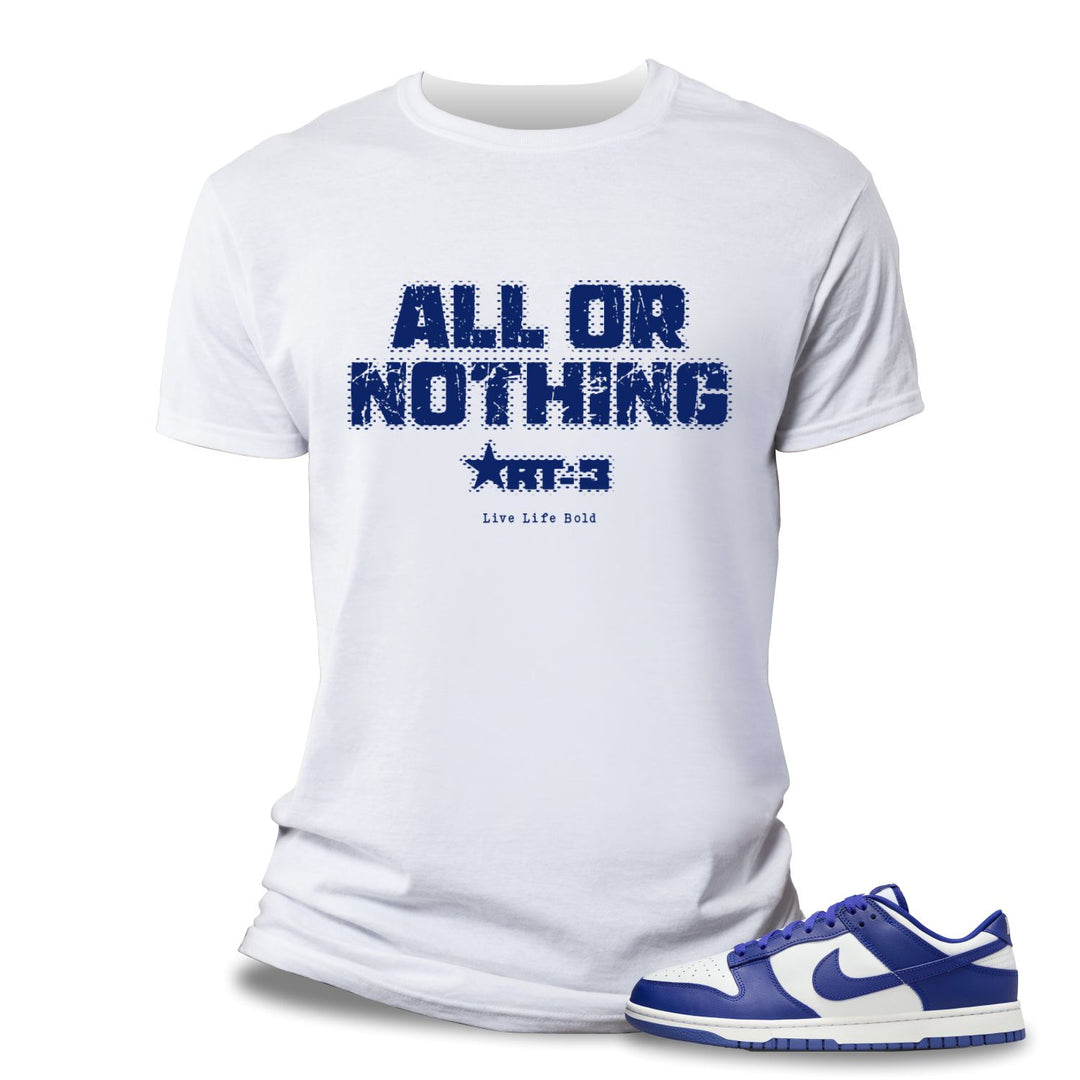 Risq Takers All or Nothing Tee White/Blue