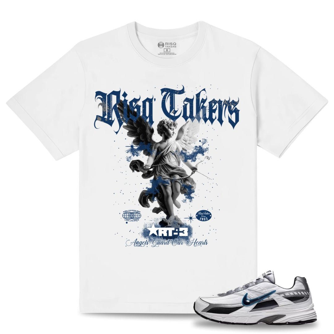 Blac Leaf Angels Guard Tee White With Blue
