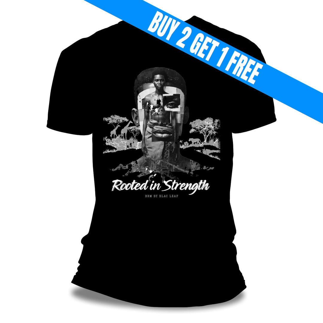 Risq Takers Rooted In Strength Tee Blk