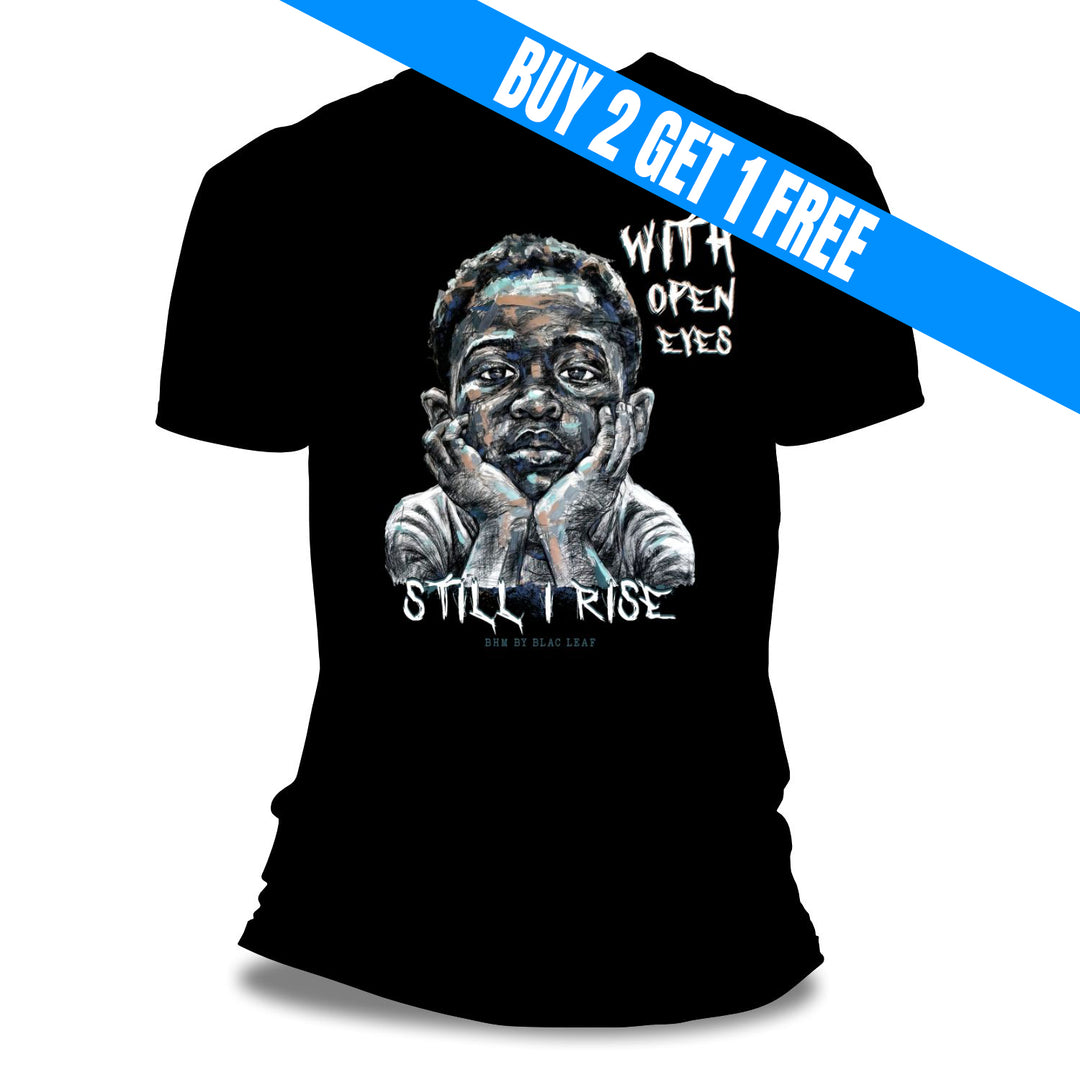 Risq Takers With Open Eyes Tee Blk