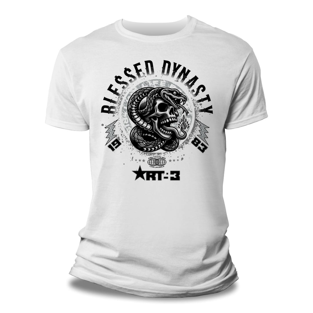 Risq Takers Ble$$ed Dynasty Tee White/ Black