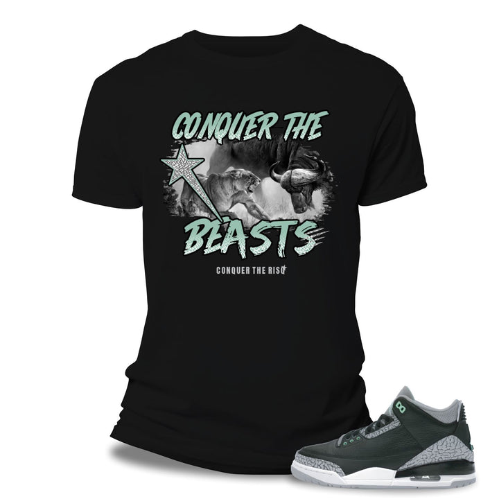 Risq Takers Conquer The Beasts Tee Blk/Mint