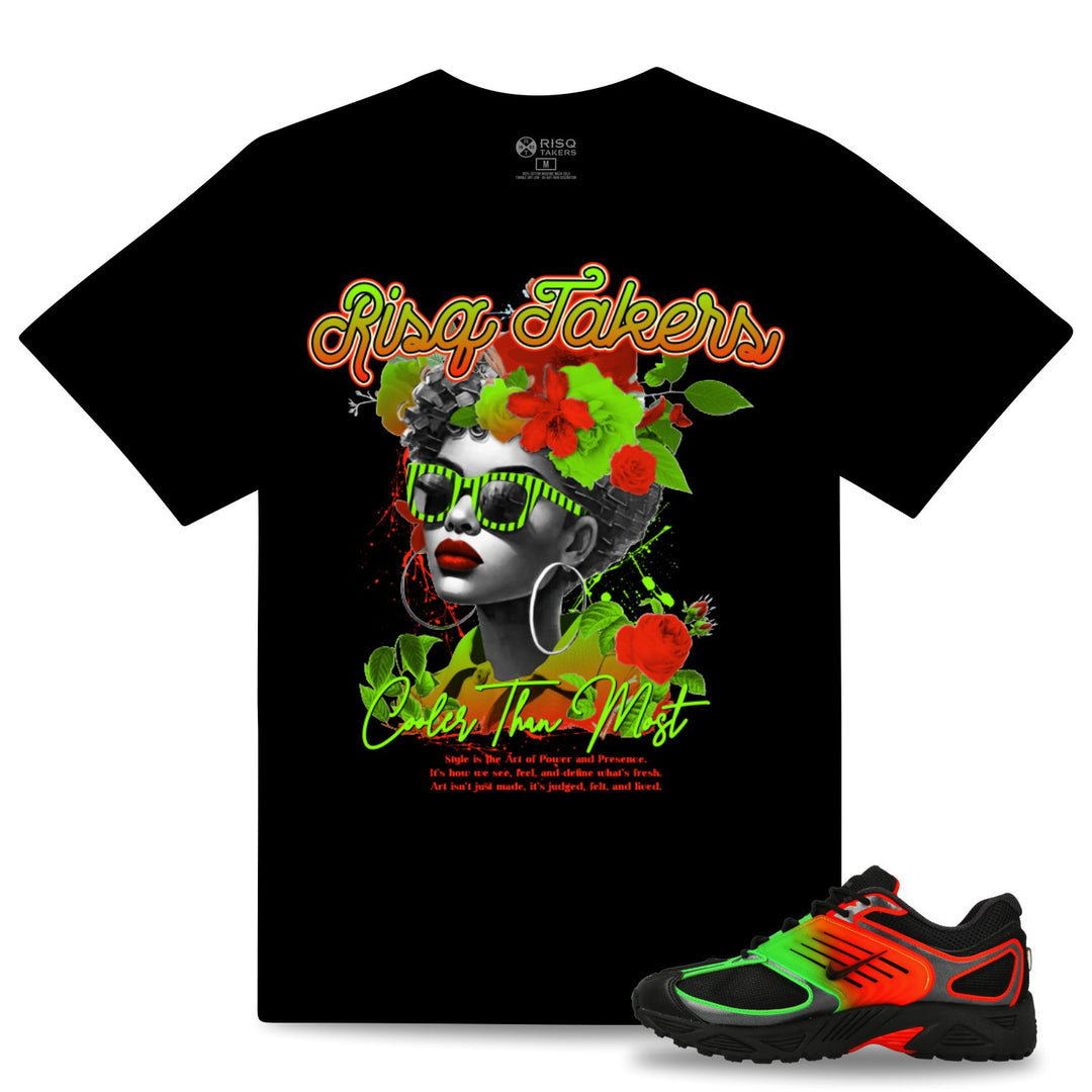 Risq Takers Cooler Thank Mist Tee Blk/Red/Grn