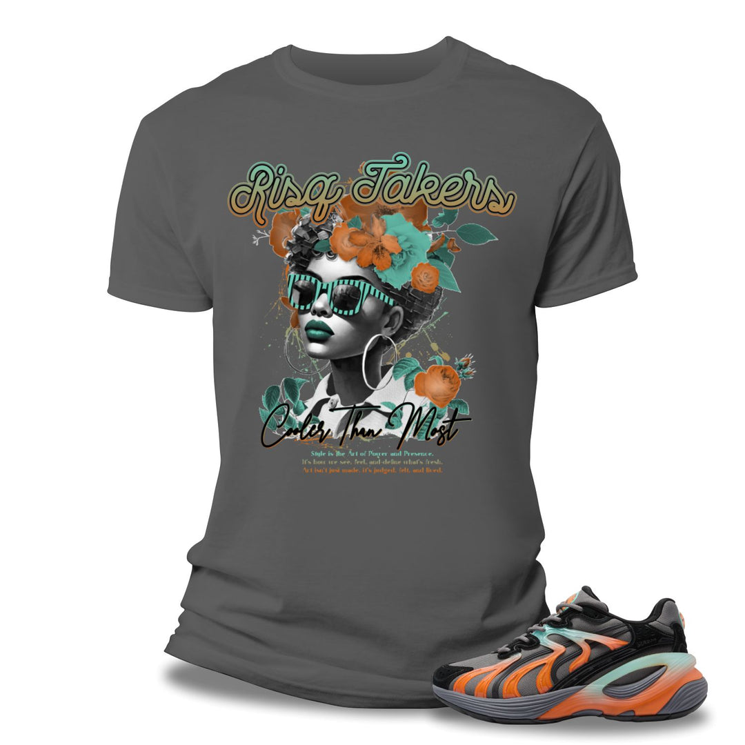 Risq Takers Cooler Than Most Tee Charcoal