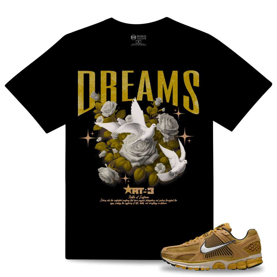 Risq Takers Dreams T-shirt Blk/Gold