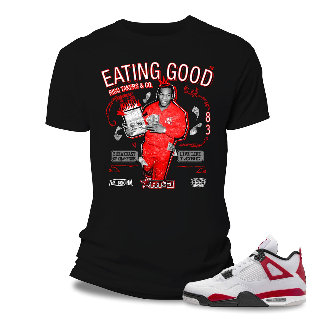Risq Takers Eating Good Tee White