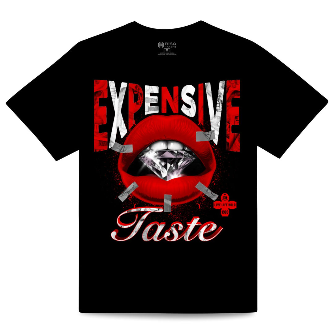 Risq Takers Expensive Taste Tee Blk/Red