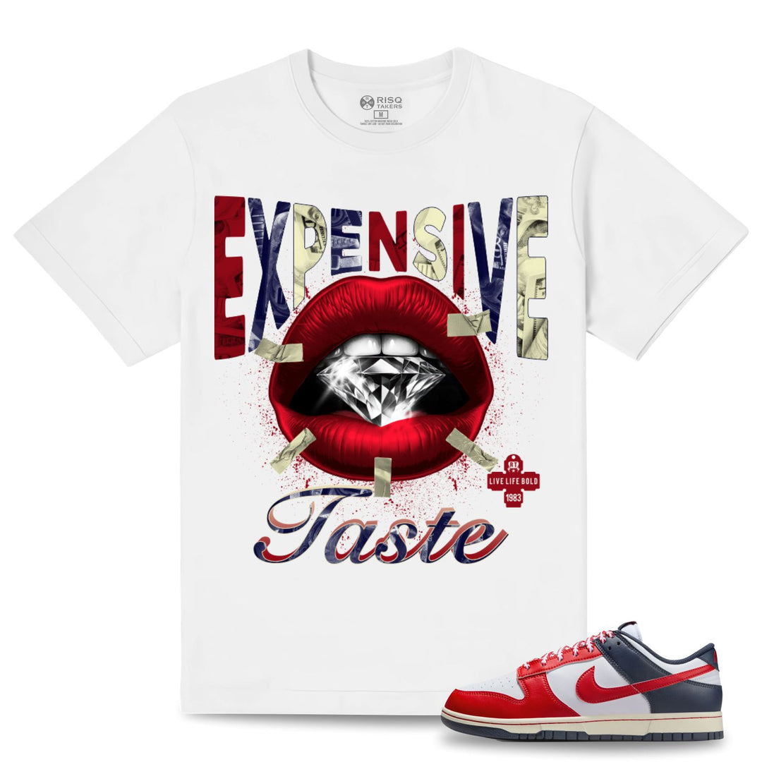 Blac Leaf Expensive Taste 2 Tee White With Red