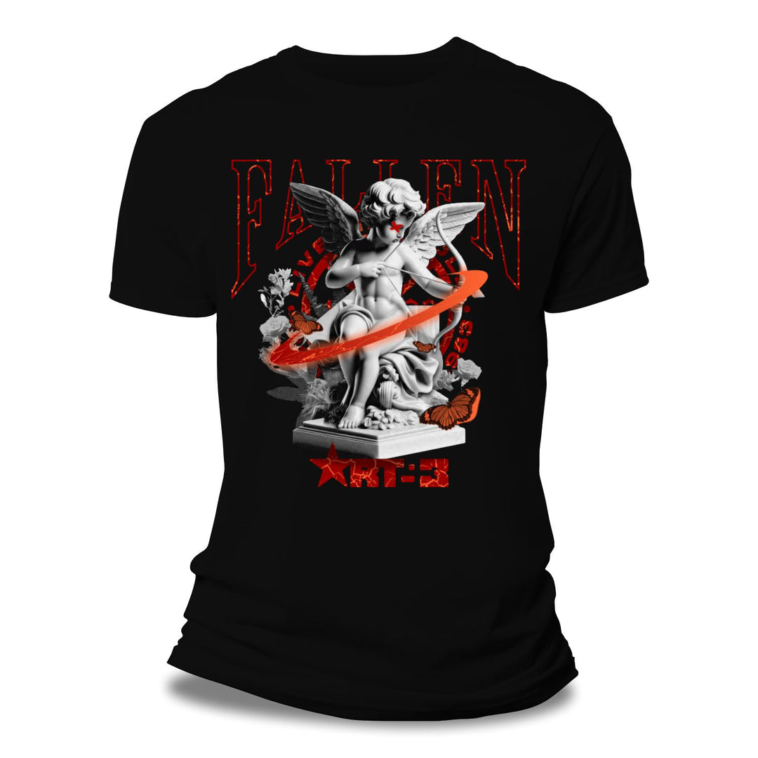 Risq Takers Fallen Angel Tee Black/ Red/ Grey