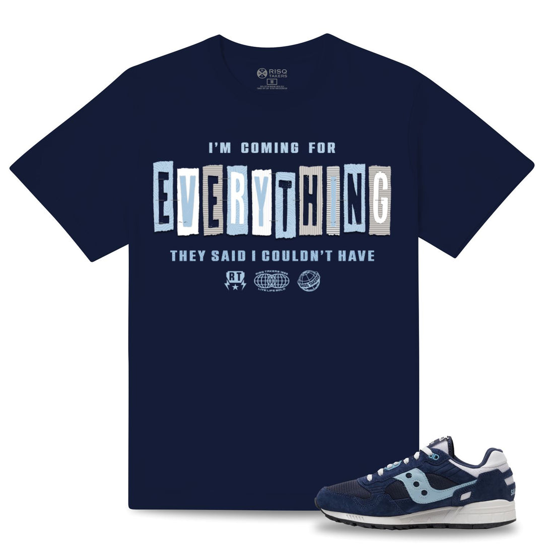 Risq Takers Im Coming For Everything Tee Navy