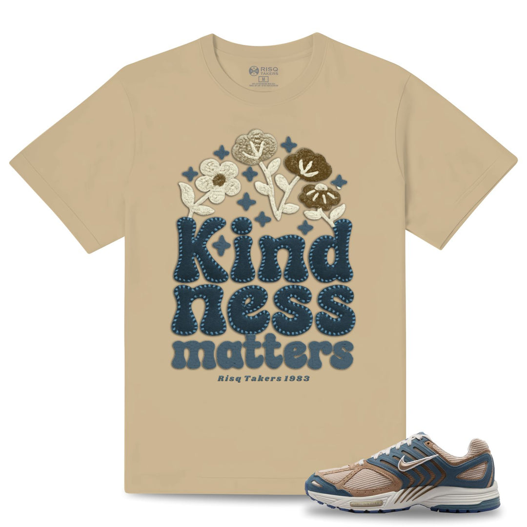 Blac Leaf Kindness Tee Khaki With Blue