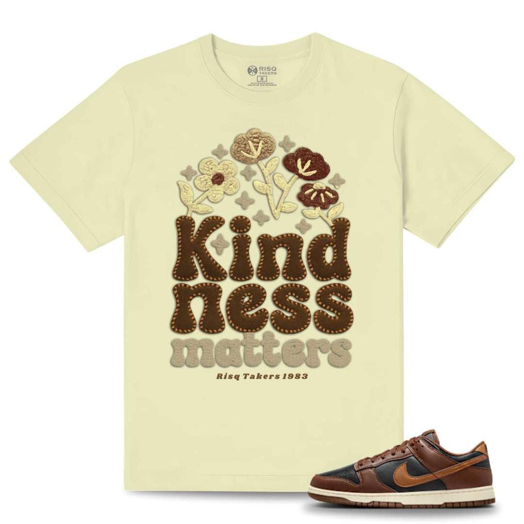 Blac Leaf Kindness Tee Natural With Brown