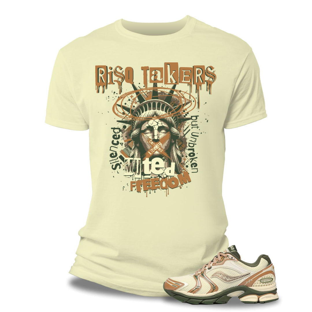 Risq Takers Muted Freedom Tee Nat