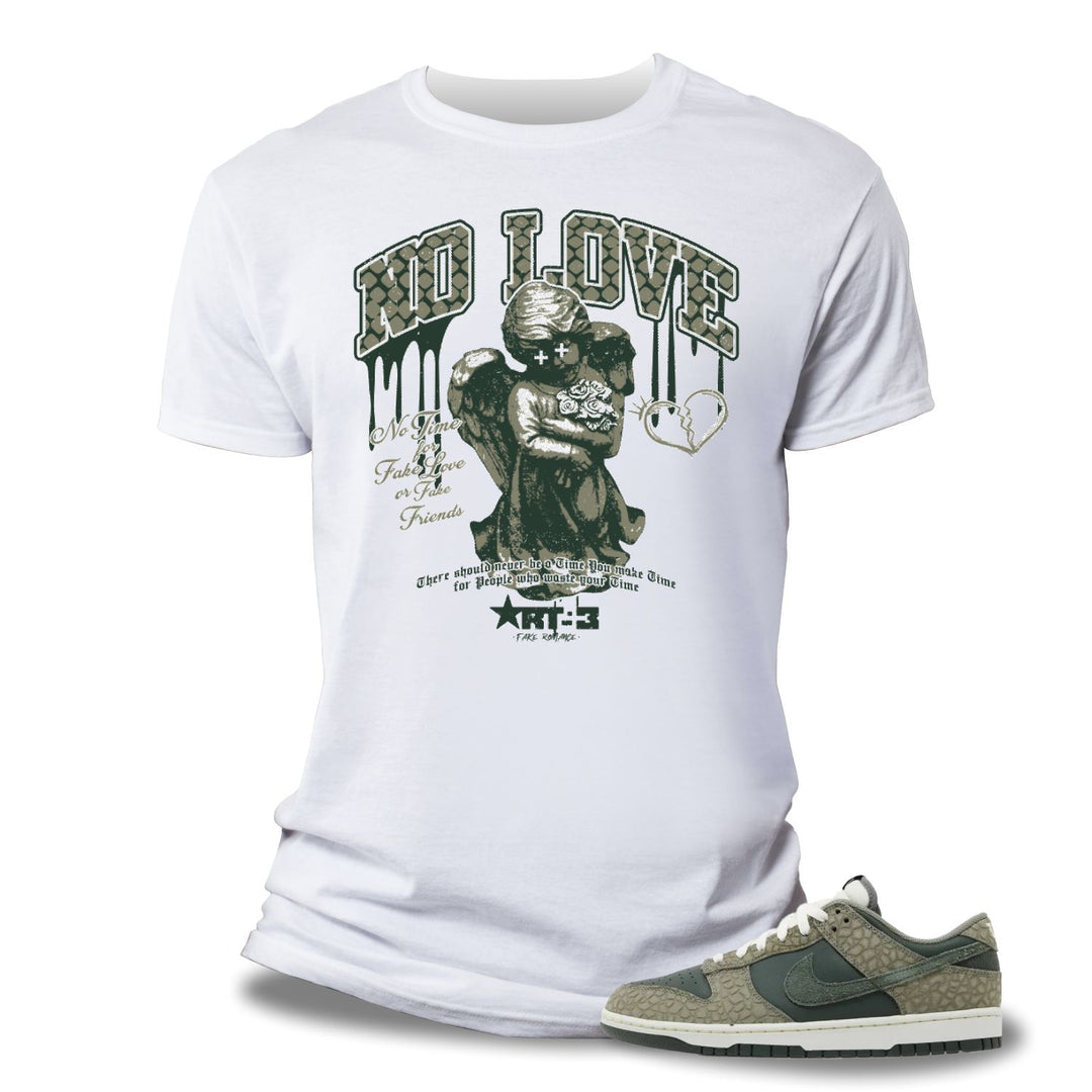 Risq Takers No Love Tee Wht/Grn