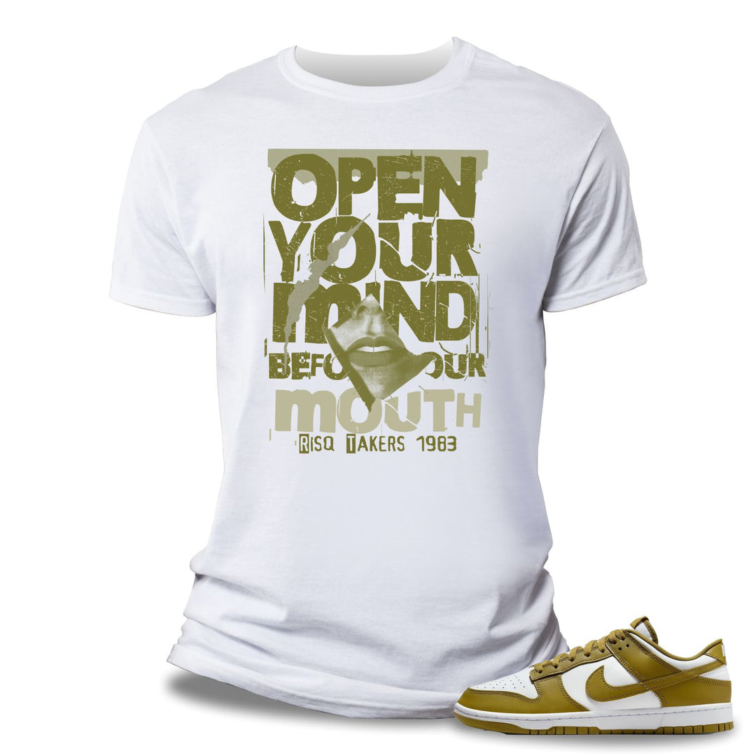 Risq Takers Open Your Mind Tee White
